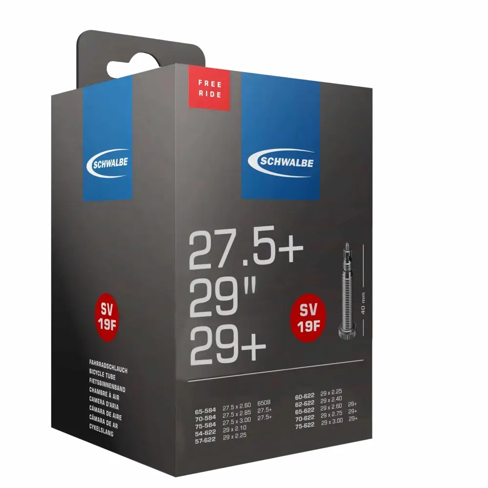 Schwalbe Fahrradschlauch Freeride Nr. 19F SV 40 mm 54/75-622 29 Zoll