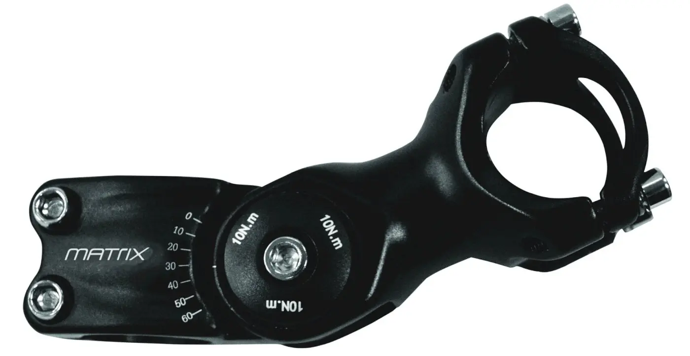 MATRIX Ahead-Vorbau ST16 Alu schwarz-matt 25,4 mm 110 mm MATRIX Ahead-Vorbau ST16 Alu schwarz-matt 25,4 mm 110 mm