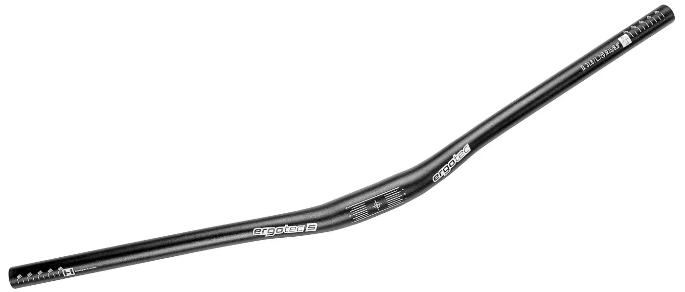 ergotec MTB Lenker Riser Low schwarz 31,8 mm ergotec MTB Lenker Riser Low schwarz 31,8 mm