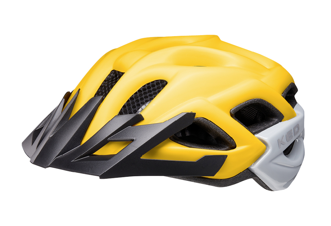 KED Helm Status Junior yellow black matt 49-54 cm