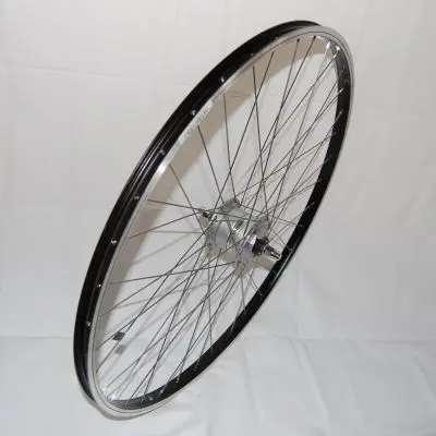 Vorderrad 28 Shimano Nabendynamo DHC30003NNAS Kastenfelge schwarz Vorderrad 28 Shimano Nabendynamo DHC30003NNAS Kastenfelge schwarz