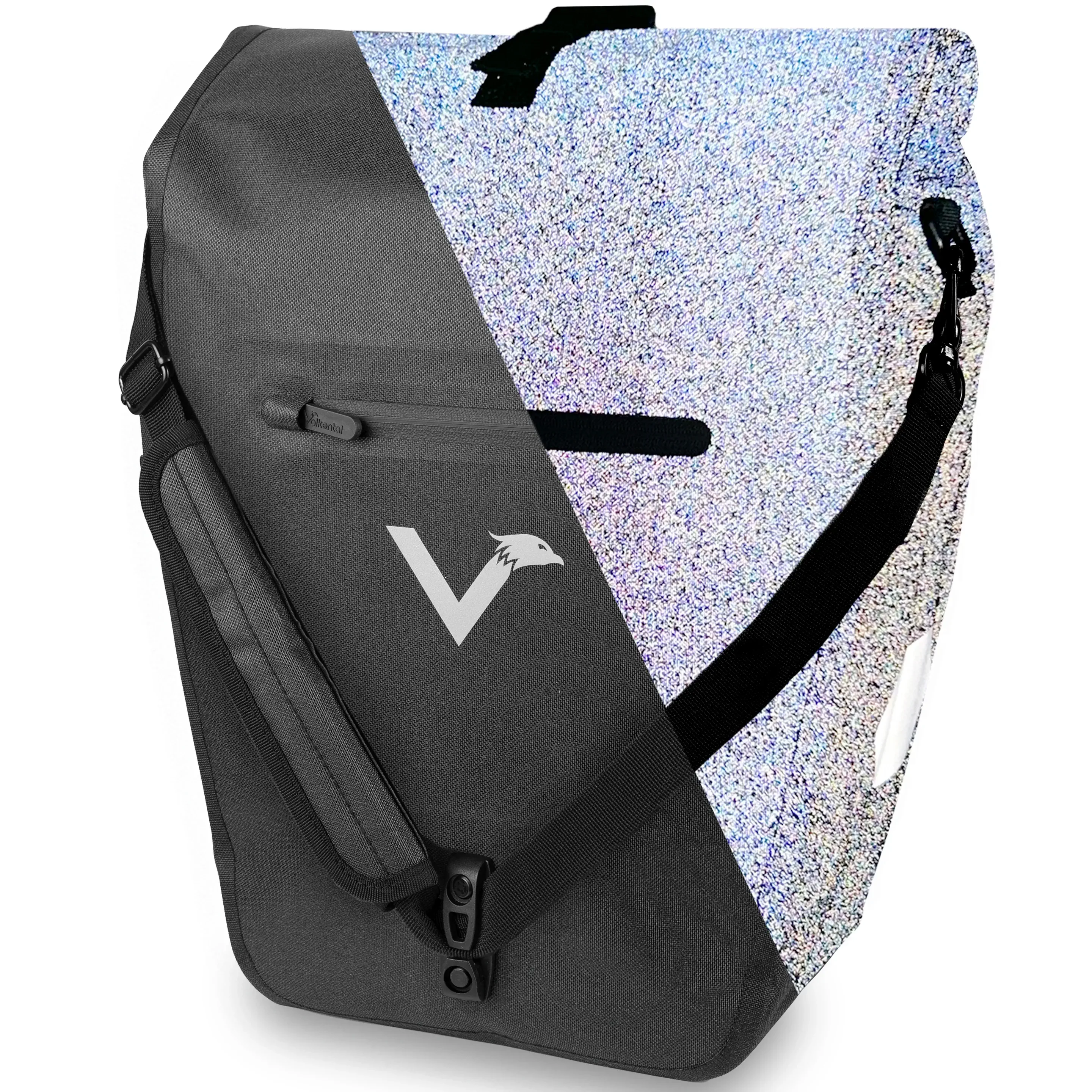 Valkental Bike Bag Urban schwarz reflektierend Valkental Bike Bag Urban schwarz reflektierend