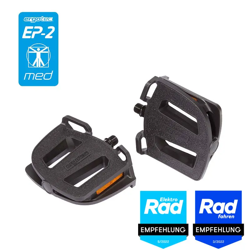 ergotec MTB-/ City- /Trekking Pedal EP-2 schwarz