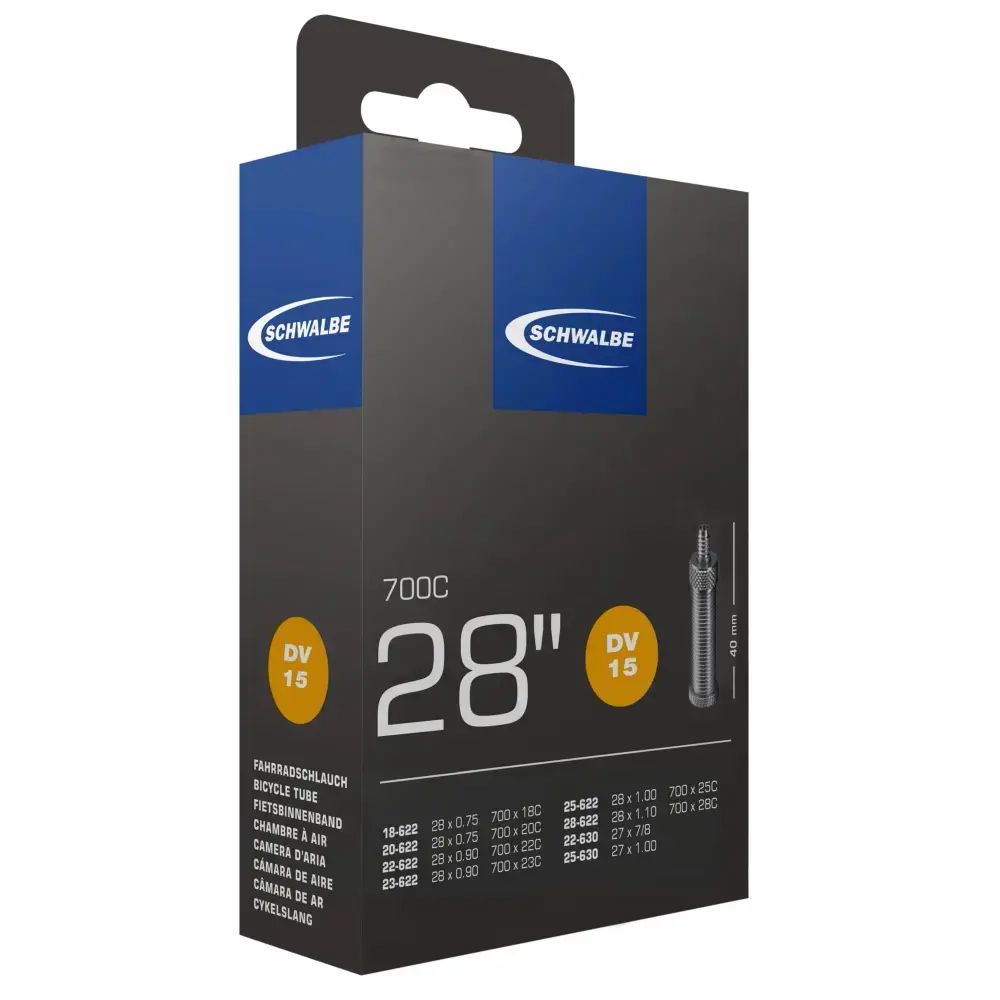 Schwalbe Schlauch 28 Zoll Nr. 15 DV - Dunlopventil - Blitzventil