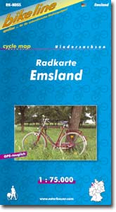 bikeline Radkarte Emsland - Verlage Esterbauer