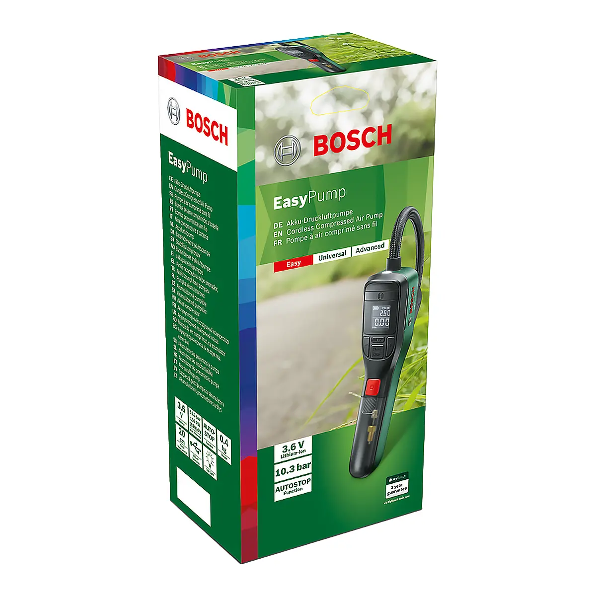 Bosch EasyPump Akku-Druckluftpumpe CONTEC Akkuminipumpe Air Tronic Mini