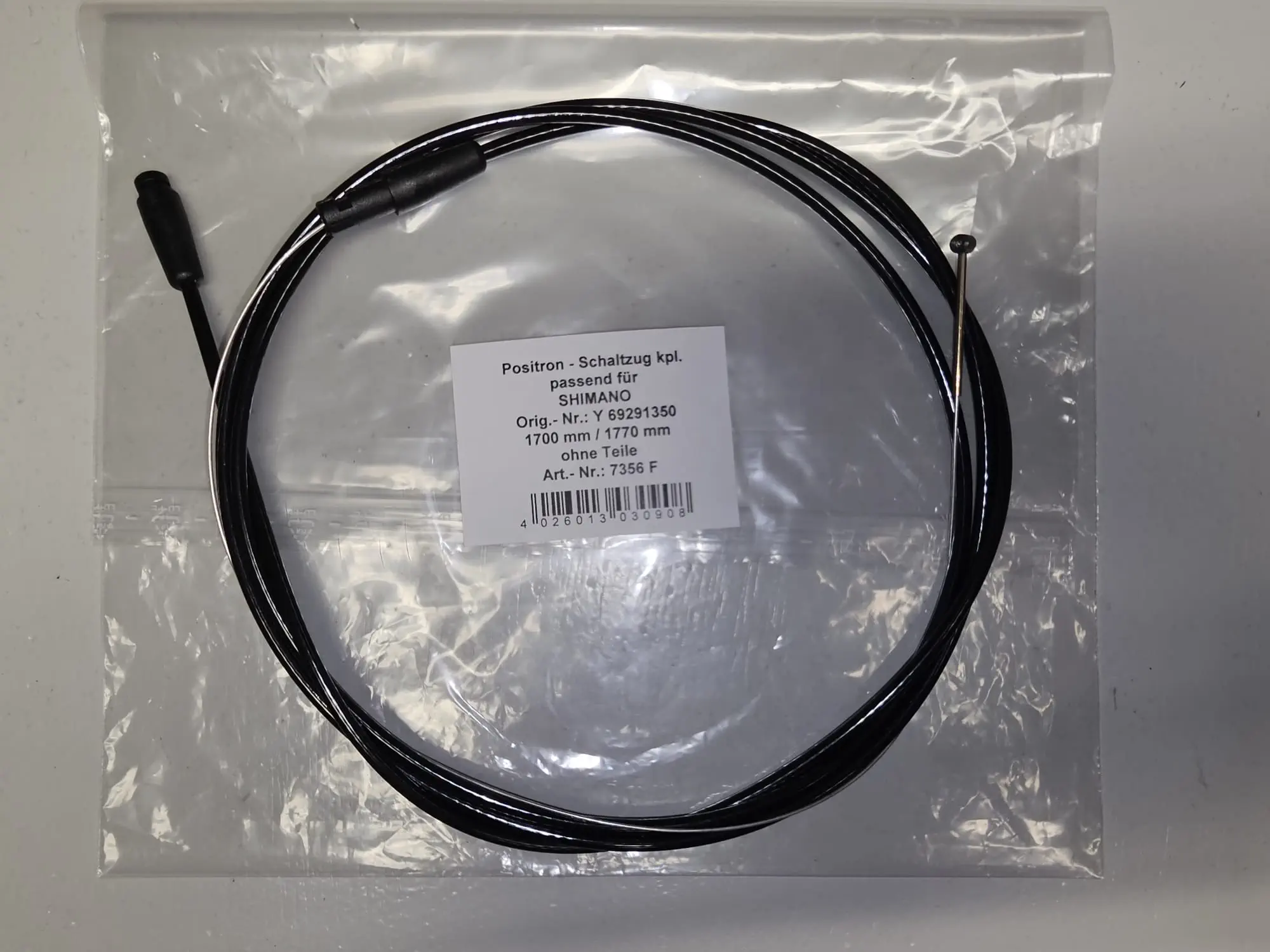 40911-Schaltzug für Shimano Positron 1700mm.webp Schaltzug für Shimano Positron 1700 mm ohne Teile