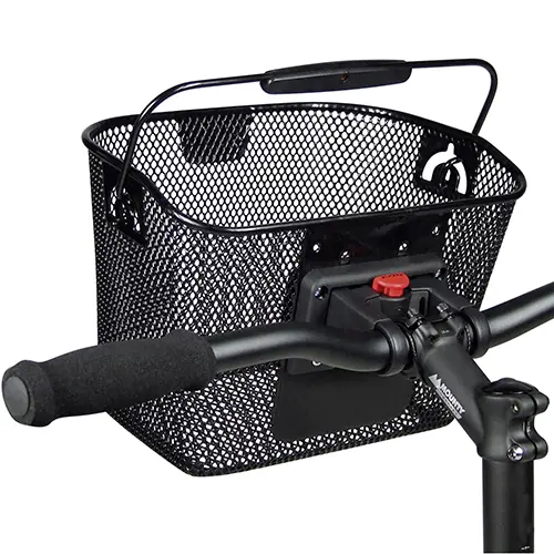 KLICKfix Vorderrad-Korb Mini engmaschig schwarz KLICKfix Vorderrad-Korb Mini engmaschig schwarz