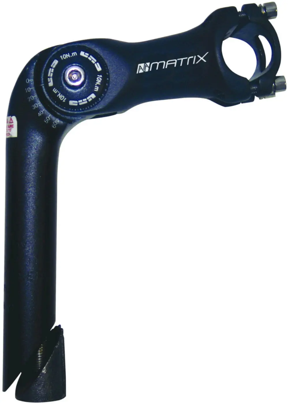 Matrix Vorbau 25,4 schwarz verstellbar aus Aluminium Matrix Vorbau 25,4 schwarz verstellbar aus Aluminium