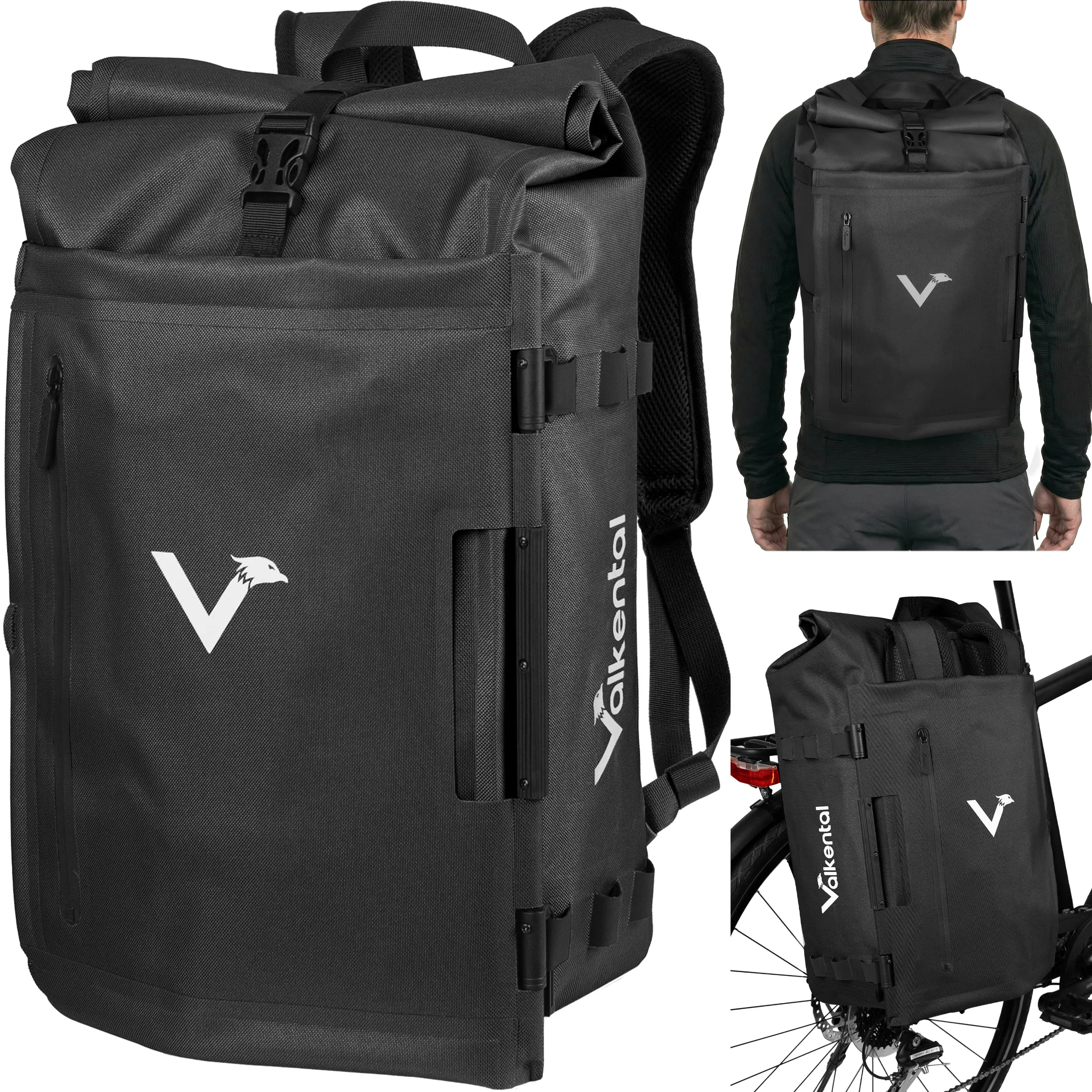 Valkental TrailX 2in1 Fahrradtasche Rucksack 28L