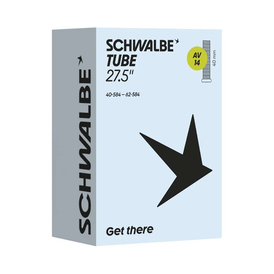 Schwalbe Fahrradschlauch AV Ventil Nr. 14 27,5" 650 B 40 mm 40/62-584