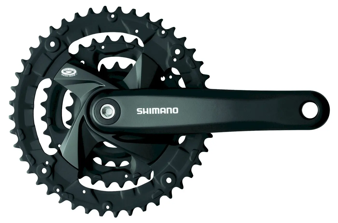 Shimano Kettenradgarnitur Acera FC-M371 48x36x26 Zähne schwarz 175 mm Shimano Kettenradgarnitur Acera FC-M371 48x36x26 Zähne schwarz 175 mm