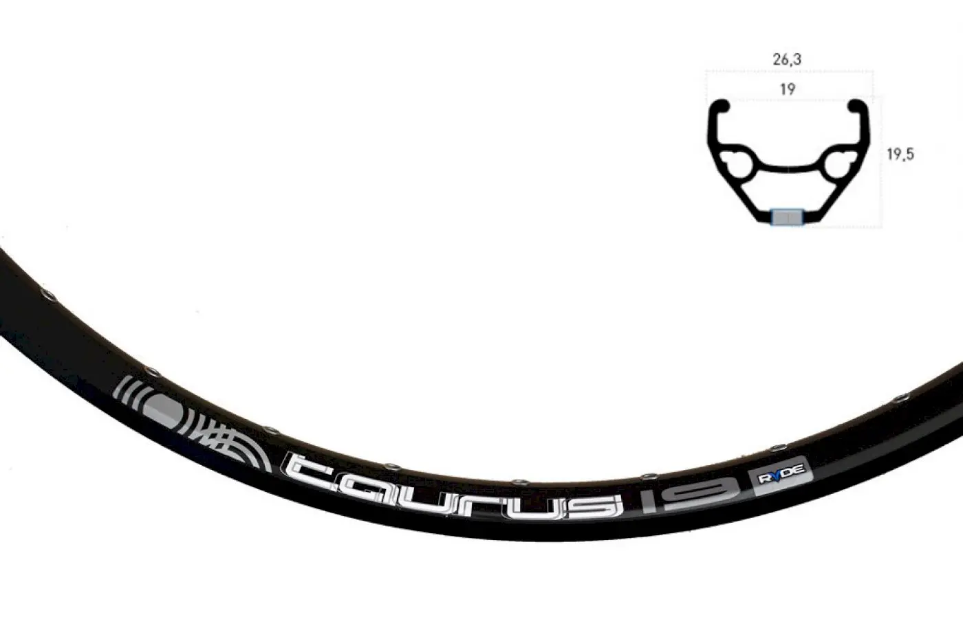 RYDE Hinterrad 28 Zoll Rigida Taurus Disc schwarz Shimano 8-11 fach RYDE Hinterrad 28 Zoll Rigida Taurus Disc schwarz Shimano 8-11 fach