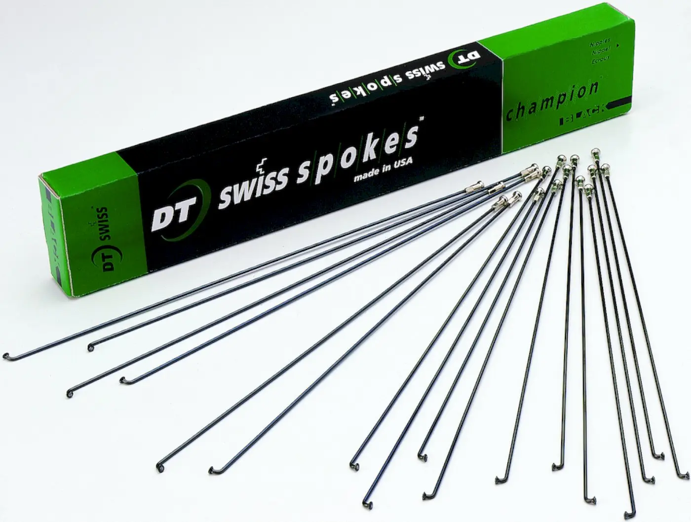 DT Swiss Speiche Champion schwarz 296 mm DT Swiss Speiche Champion schwarz 296 mm