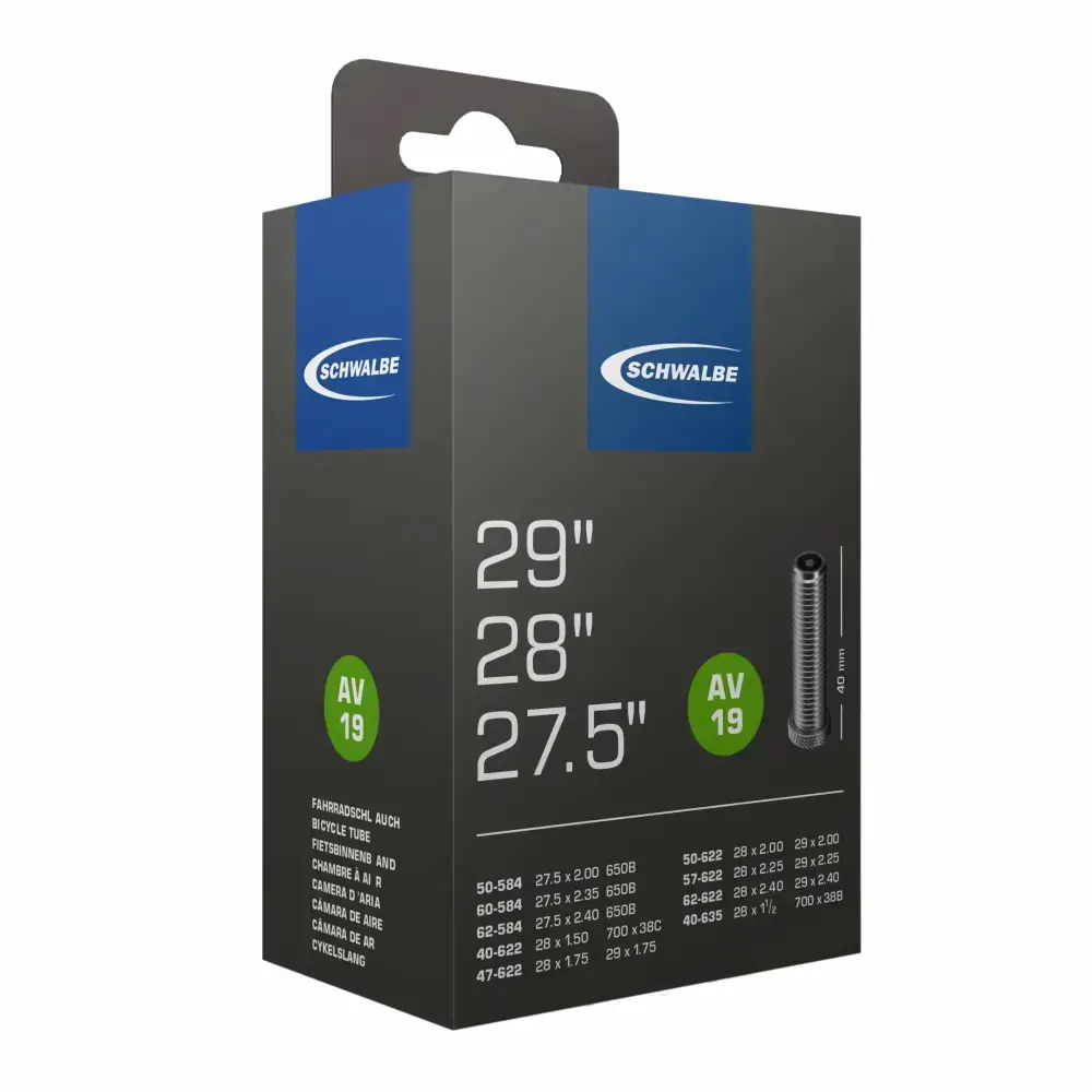 Schwalbe Schlauch 27,5 / 28 / 29 Zoll Nr. 19 Schwalbe Schlauch 27,5 / 28 / 29 Zoll Nr. 19