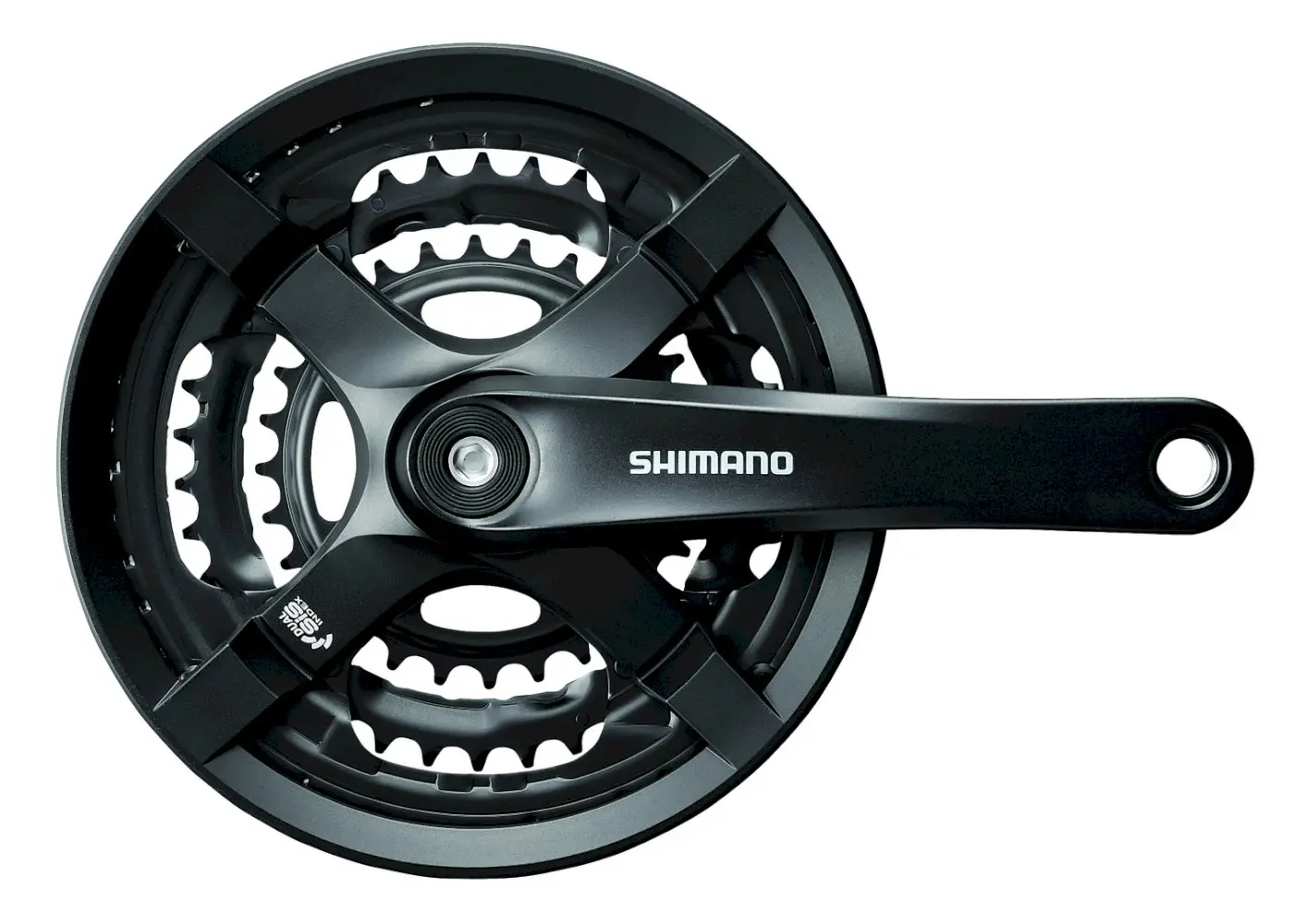 Shimano Kettenradgarnitur Tourney FC-TY501 48x38x28 Zähne schwarz EFCTY501C888CLB Shimano Kettenradgarnitur Tourney FC-TY501 48x38x28 Zähne schwarz EFCTY501C888CLB