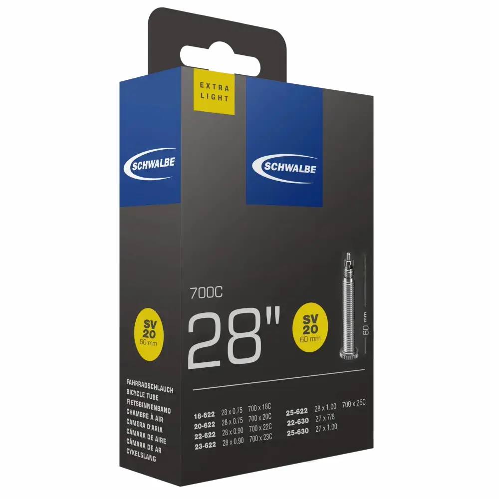 Schwalbe Schlauch 28 Zoll Nr. 20 Extralight Schwalbe Schlauch 28 Zoll Nr. 20 Extralight