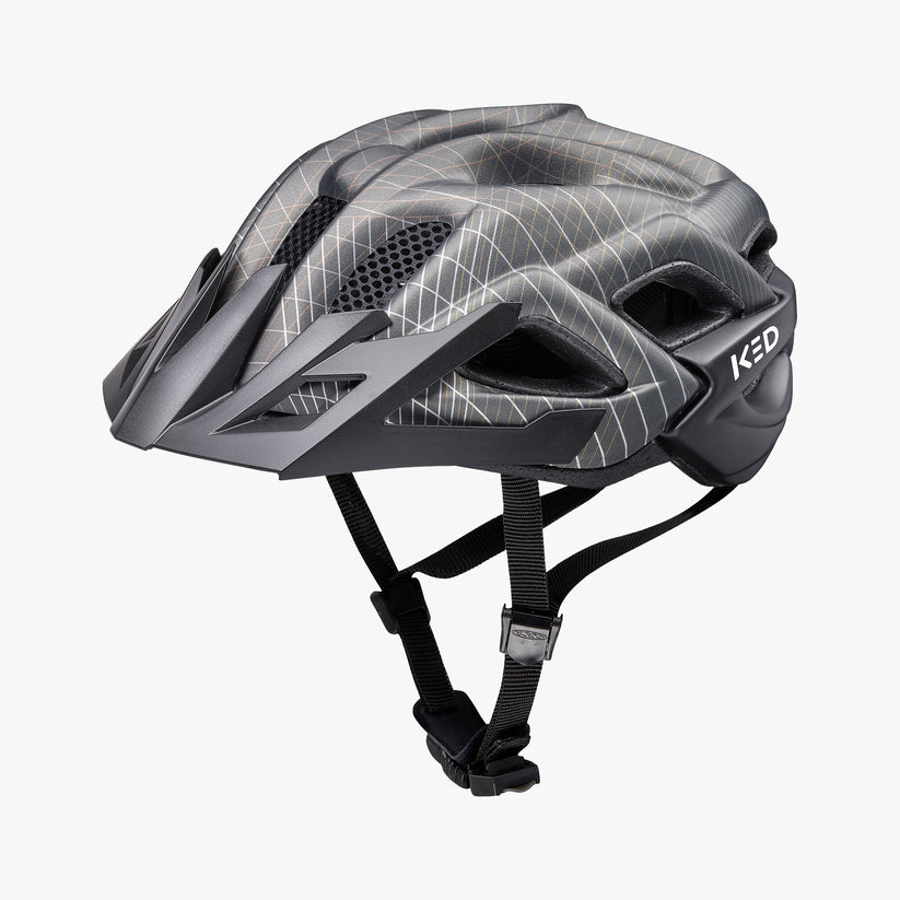 KED Helm Status Junior black metallic matt 52-59 cm