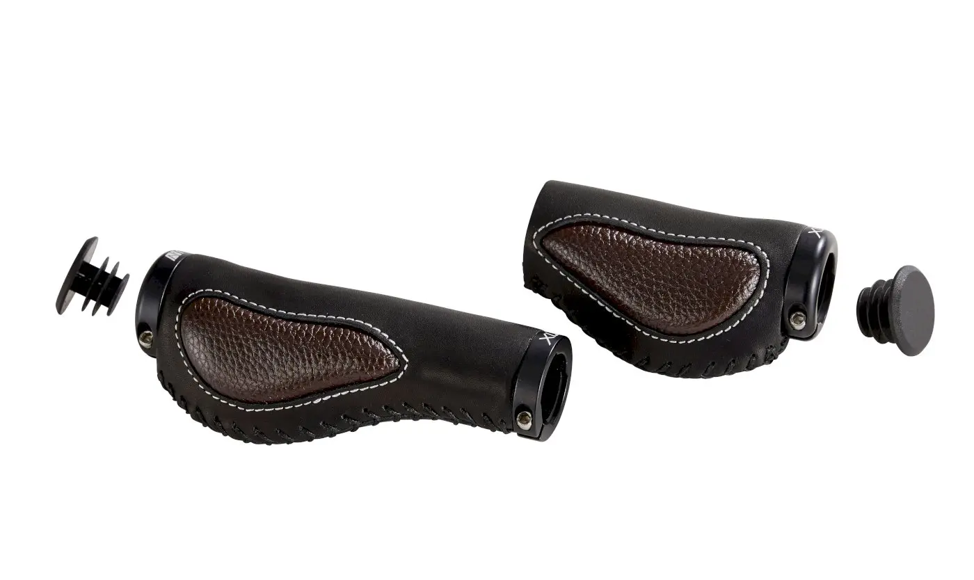 MATRIX Lenkergriff G16 Leder schwarz kurz 135/95 mm