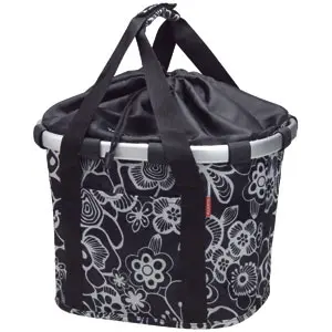 KLICKfix Bikebasket fleur Black - Rixen & Kaul KLICKfix Bikebasket fleur Black - Rixen & Kaul