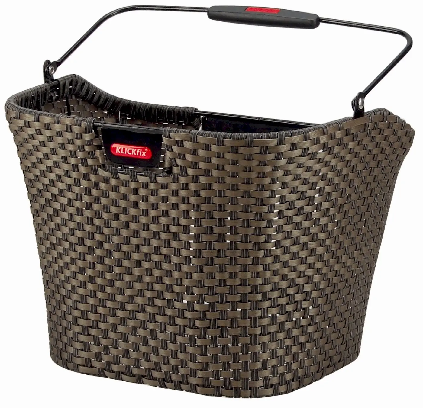 KLICKfix Vorderrad-Korb Structura bronze