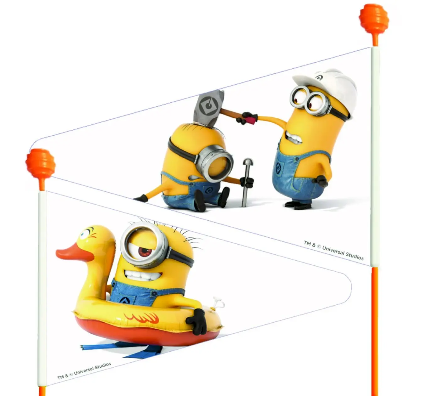 Sicherheitswimpel Minions Sicherheitswimpel Minions