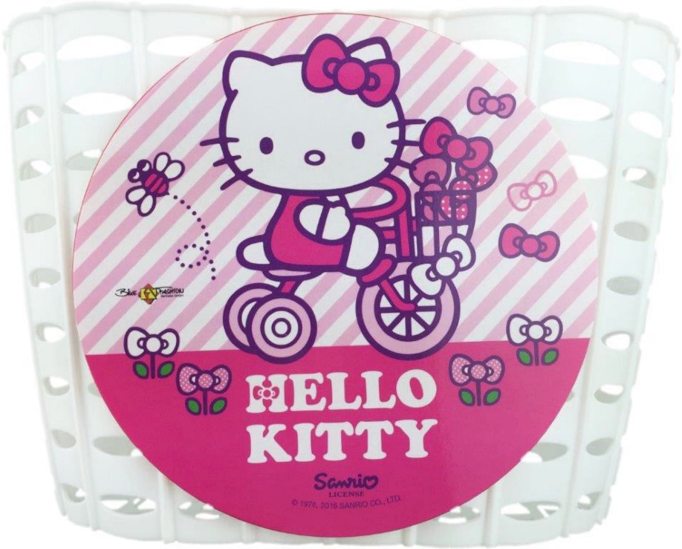 Hello Kitty Lenkerkorb Kinderkorb vorn weiss