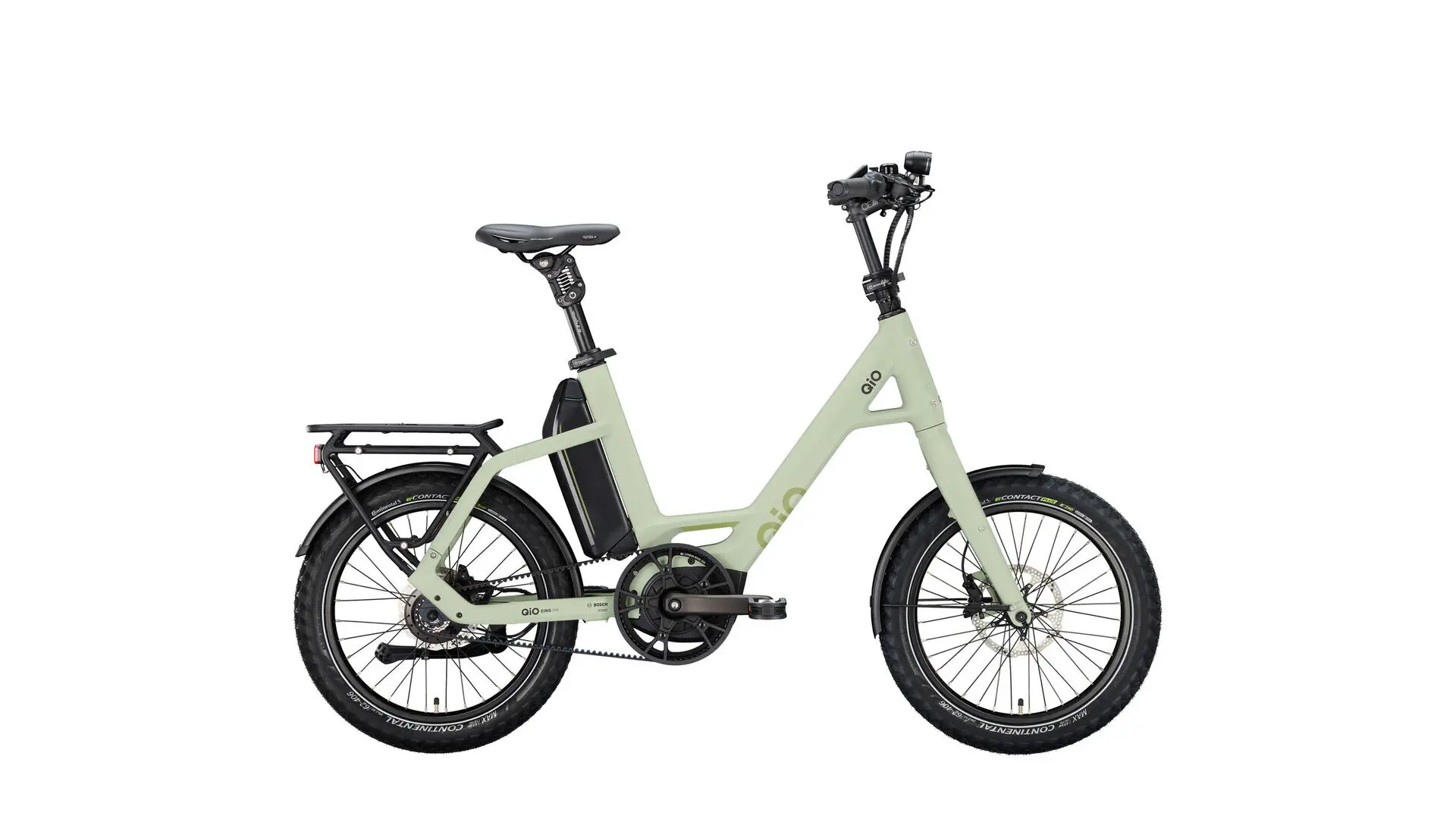 Qio EINS P-R Unisex 20 Zoll light olive matt mit Qio EINS P-R Unisex 20 Zoll light olive matt mit