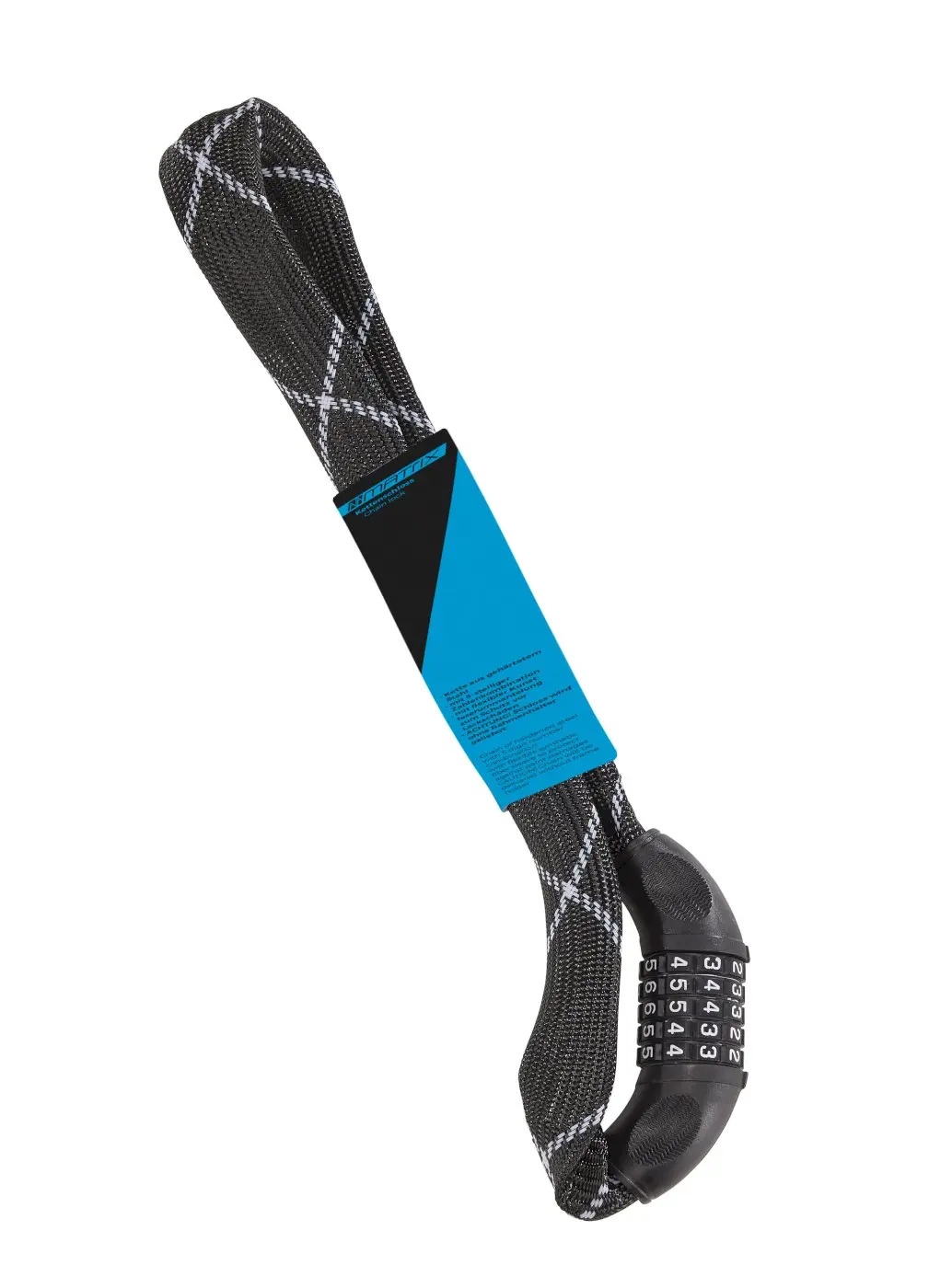 MATRIX Zahlen- Kettenschloss schwarz MATRIX Zahlen- Kettenschloss schwarz