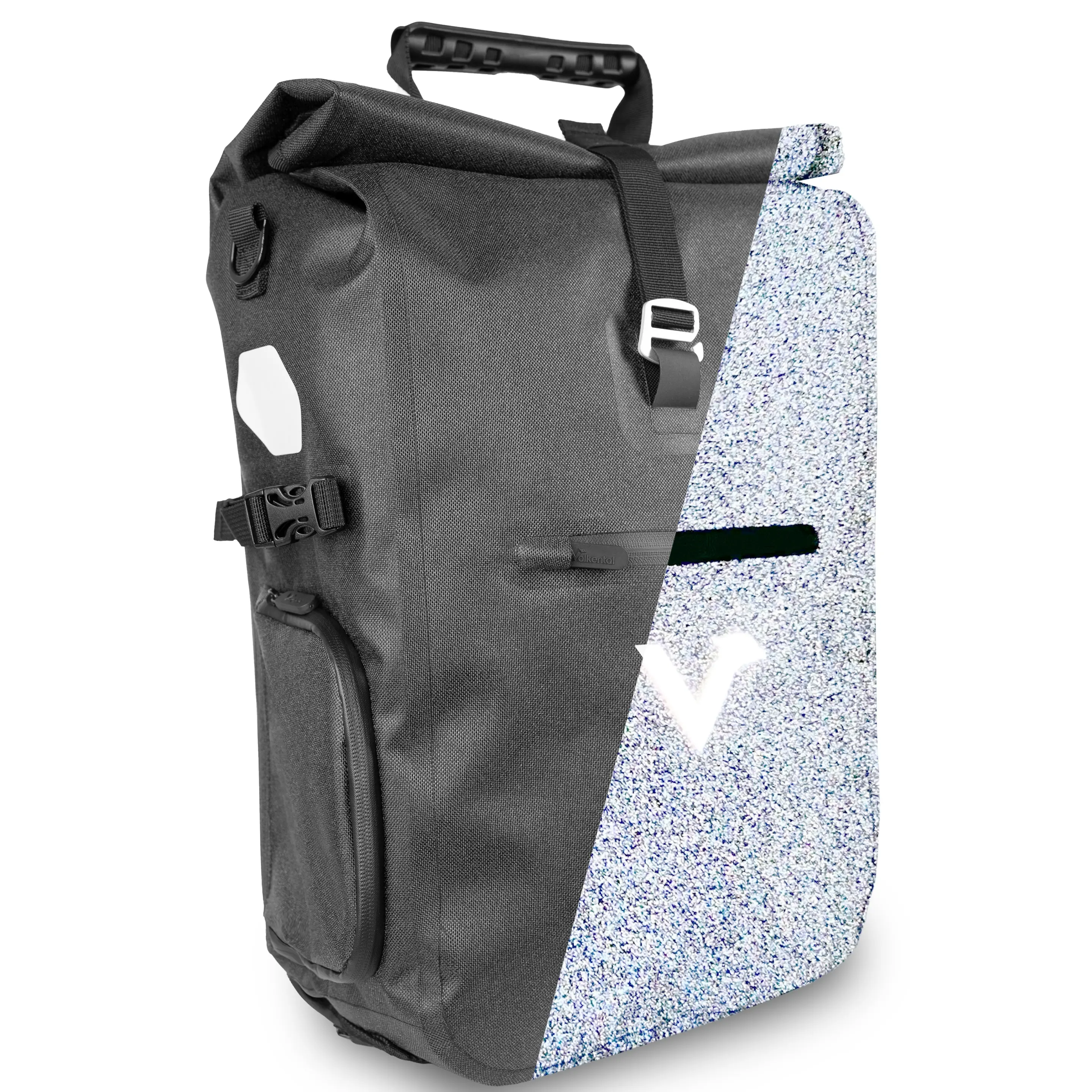 Valkental ValkPro 3in1 Fahrradtasche - hochfunktionales Multitalent Black