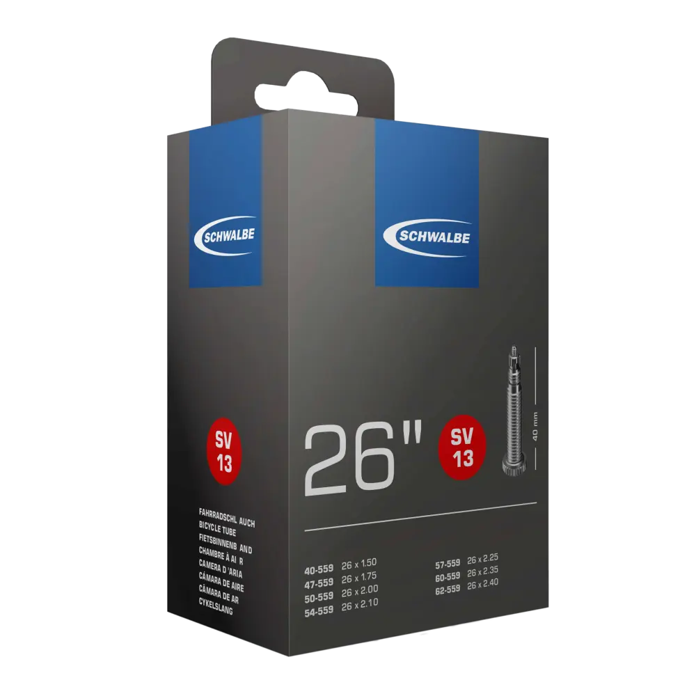 Schwalbe Schlauch 26 Zoll Nr. 13 SV - Sclaverant - Presta Schwalbe Schlauch 26 Zoll Nr. 13 SV - Sclaverant - Presta