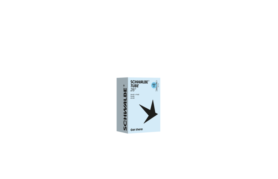 Schwalbe Fahrradschlauch mit Clik Valve - SCV Schwalbe Fahrradschlauch mit Clik Valve - SCV