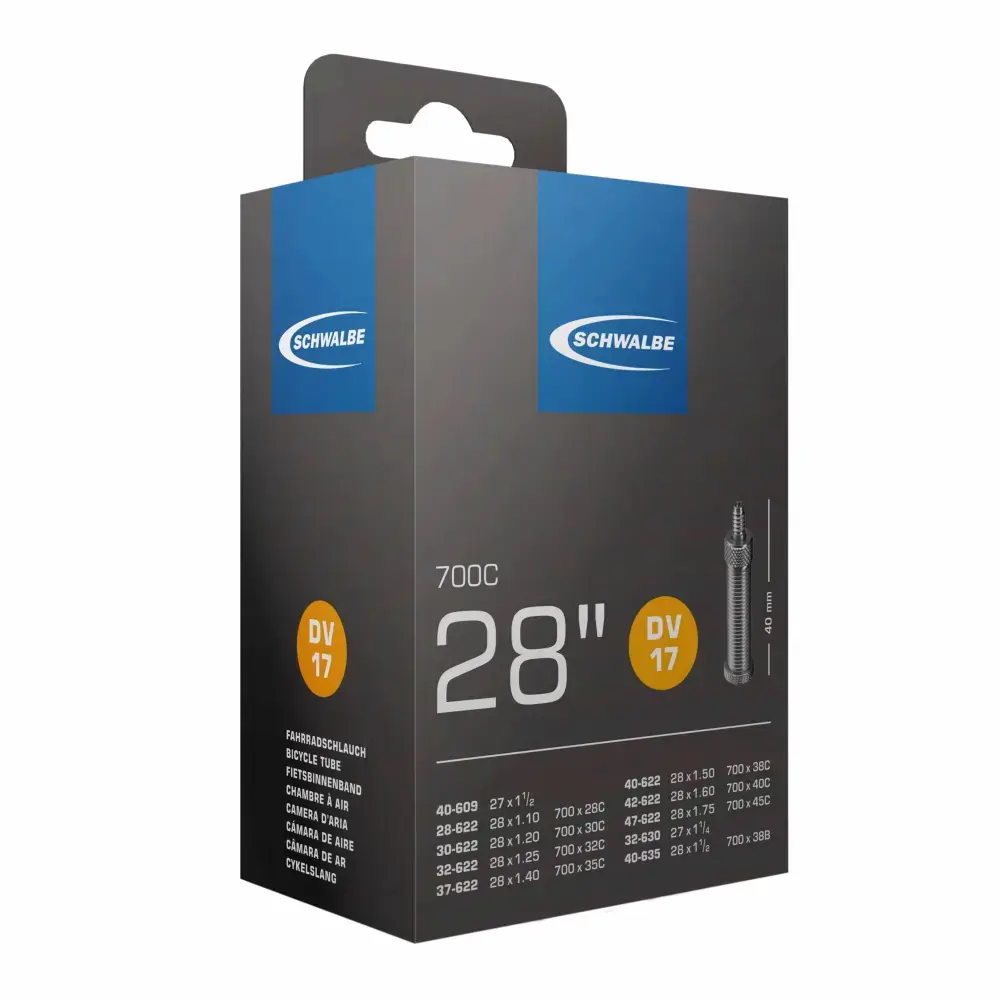 Schwalbe Schlauch 28 Zoll Nr. 17 Schwalbe Schlauch 28 Zoll Nr. 17 DV - Dunlopventil - Blitzventil