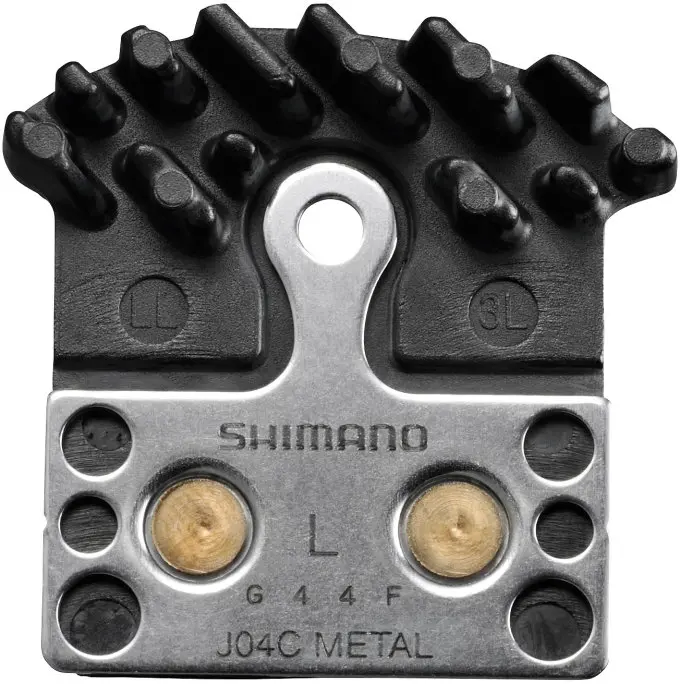 Shimano Scheibenbremsbeläge mit Kühlrippen Metall Shimano Scheibenbremsbeläge mit Kühlrippen Metall