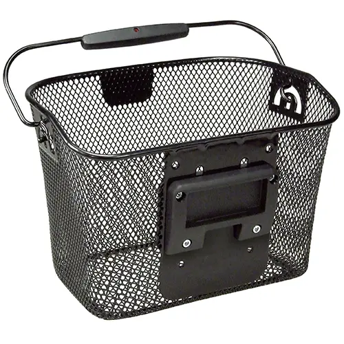 KLICKfix Vorderrad-Korb Mini engmaschig schwarz KLICKfix Vorderrad-Korb Mini engmaschig schwarz